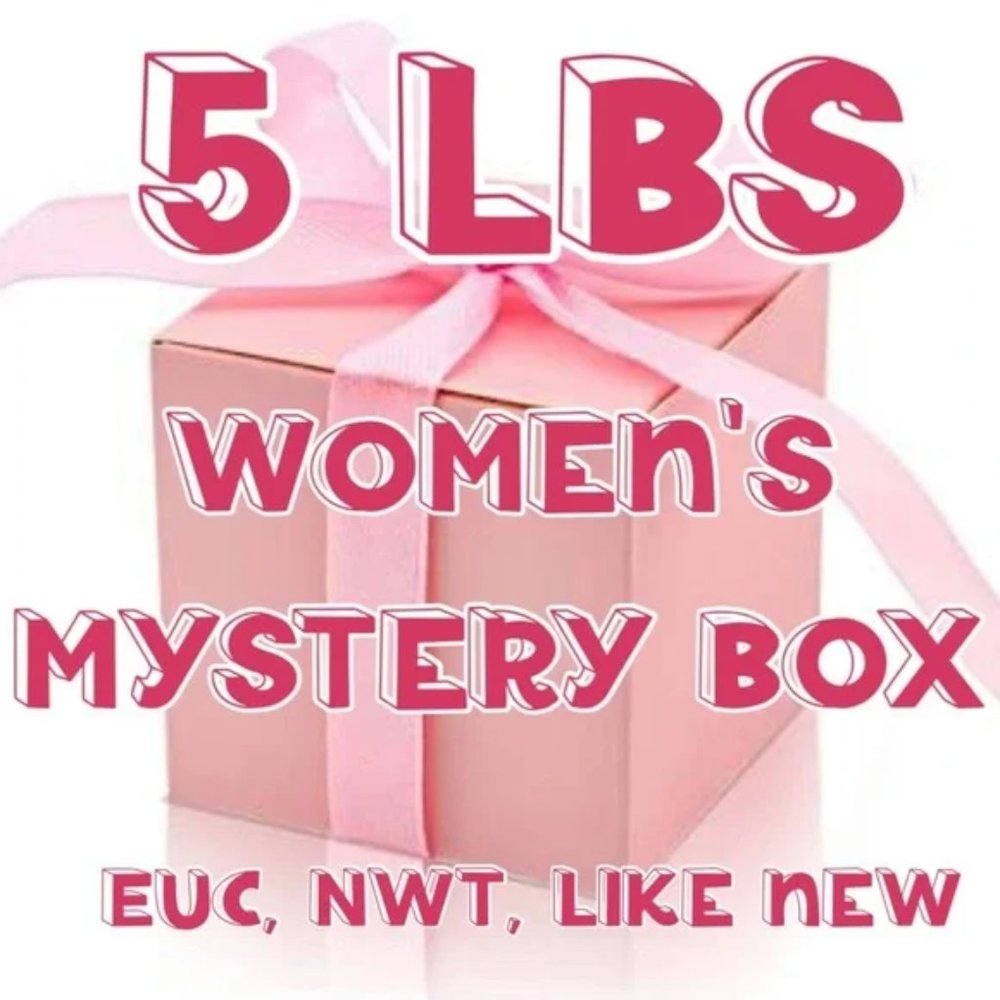 Ladies Size S/M Name Brand 5 lb filled box of excellent clothing incl Nwt/Nwot